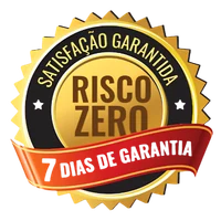Satisfação garantida: risco zero, 7 dias de garantia